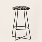 Noir: Mid Century Pattern Stool Gallery Image 1