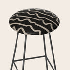 Noir: Mid Century Pattern Stool Gallery Image 2