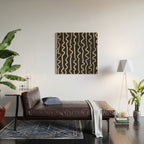 Noir: Mid Century Pattern Wood Wall Art Gallery Image 2