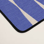 Handrawn Geometric Blue Pattern Desk Mat Gallery Image 4