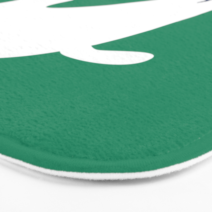 Poodle dog on skateboard Bath Mat Gallery Image 3