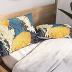 Yellow Metallic Jellyfish Pillow Sham Gallery Image 2