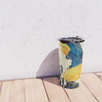 Yellow Metallic Jellyfish Travel Mug Gallery Image 4