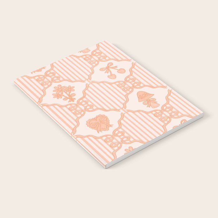 Eloise Print in Peach Notebook Gallery Image 2