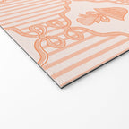 Eloise Print in Peach Welcome Mat Gallery Image 2