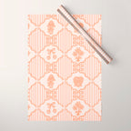 Eloise Print in Peach Wrapping Paper Gallery Image 1
