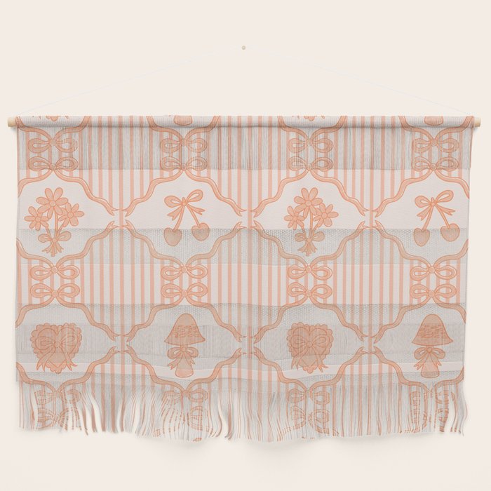 Eloise Print in Peach Wall Hanging Gallery Image 1
