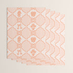 Eloise Print in Peach Wrapping Paper Gallery Image 3