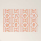 Eloise Print in Peach Welcome Mat Gallery Image 1