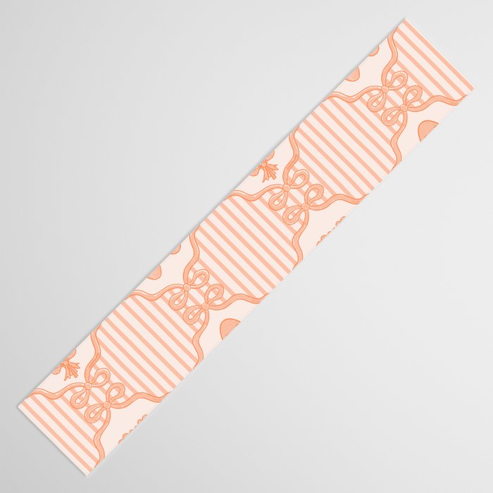 Eloise Print in Peach Table Runner Gallery Image 3