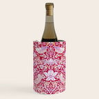 William Morris Strawberry Thief Hot Fuschia Pink Wine Chiller Gallery Image 3