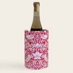 William Morris Strawberry Thief Hot Fuschia Pink Wine Chiller Gallery Image 2