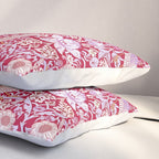 William Morris Strawberry Thief Hot Fuschia Pink Pillow Sham Gallery Image 3