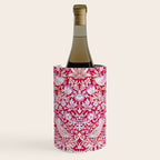 William Morris Strawberry Thief Hot Fuschia Pink Wine Chiller Gallery Image 1