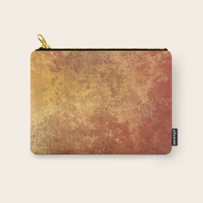 Rusted Copper and Gold Carry All Pouch Gallery Image 1