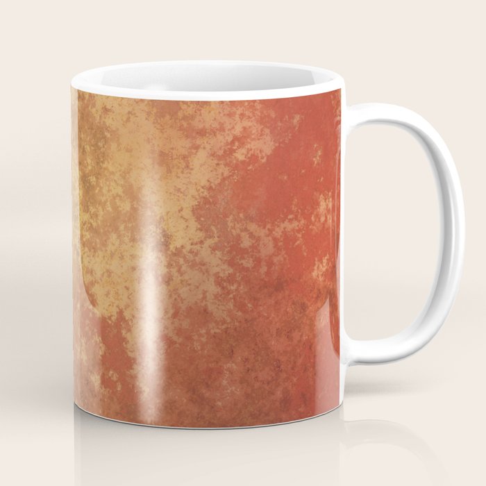 Rusted Copper and Gold Coffee Mug Gallery Image 1