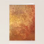Rusted Copper and Gold Stationery Card Gallery Image 2