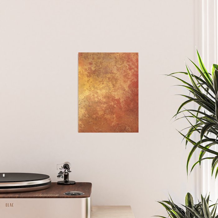 Rusted Copper and Gold Poster Gallery Image 2