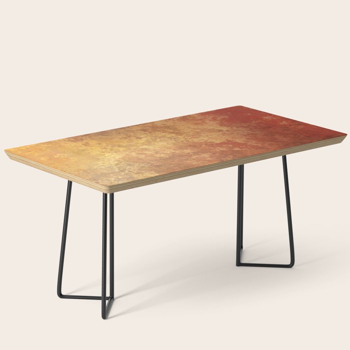Rusted Copper and Gold Coffee Table Gallery Image 1