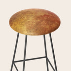 Rusted Copper and Gold Stool Gallery Image 2