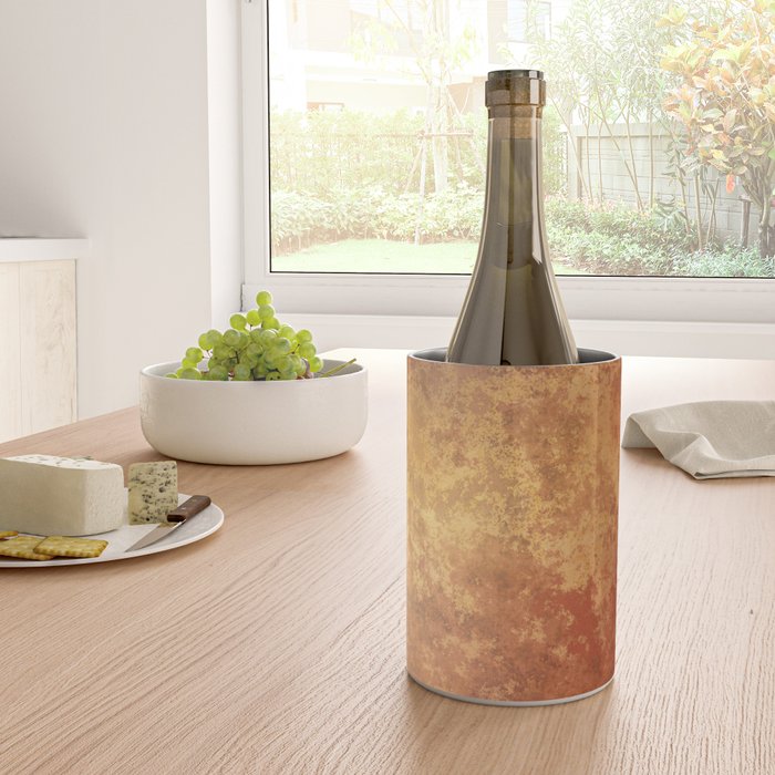 Rusted Copper and Gold Wine Chiller Gallery Image 4