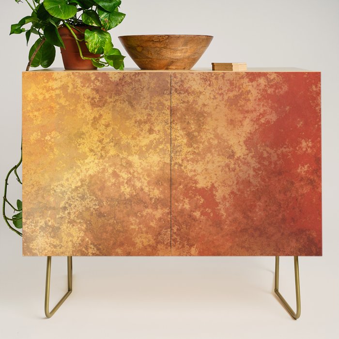 Rusted Copper and Gold Credenza Gallery Image 1