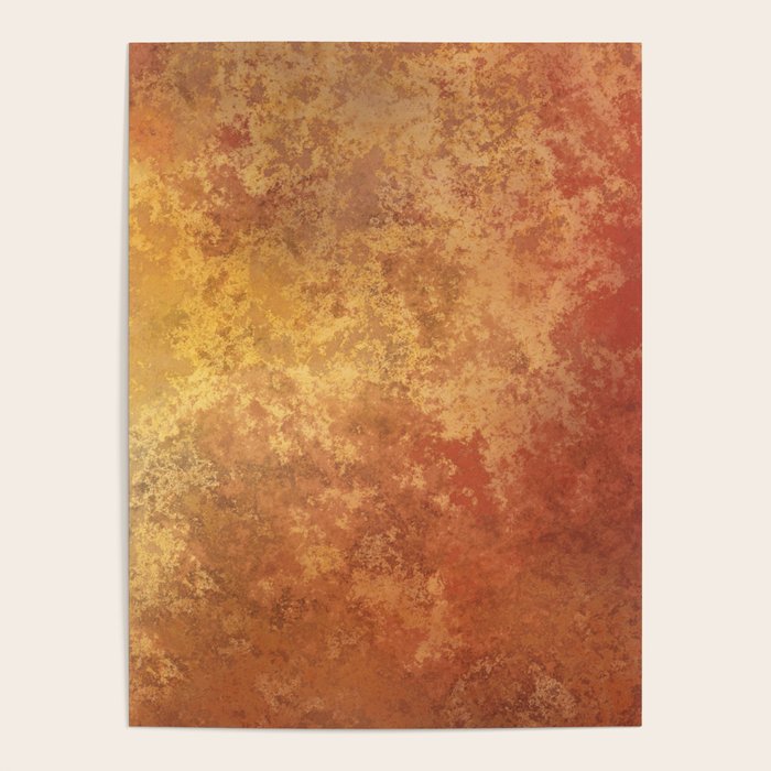 Rusted Copper and Gold Poster Gallery Image 4
