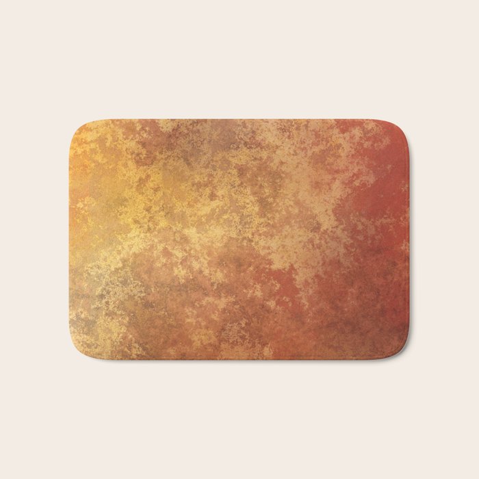 Rusted Copper and Gold Bath Mat Gallery Image 1