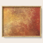 Rusted Copper and Gold Serving Tray Gallery Image 1