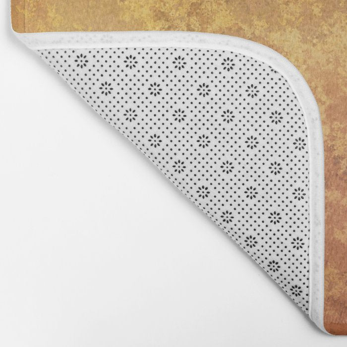 Rusted Copper and Gold Bath Mat Gallery Image 2