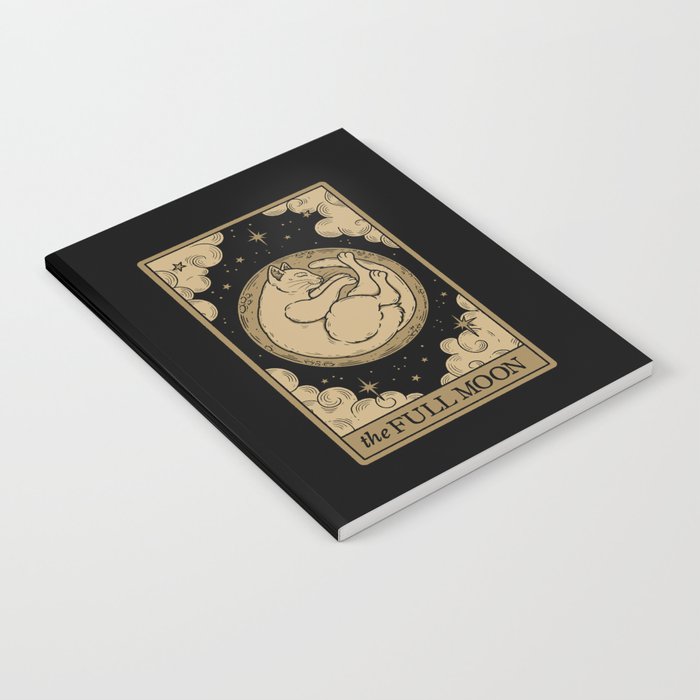 The Full Moon - Dark Background Notebook Gallery Image 1