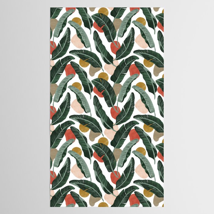 Modern banana leaf Tablecloth Gallery Image 2