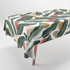 Modern banana leaf Tablecloth Gallery Image 1