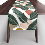 Modern banana leaf Table Runner Gallery Image 1