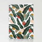 Modern banana leaf Stationery Card Gallery Image 2