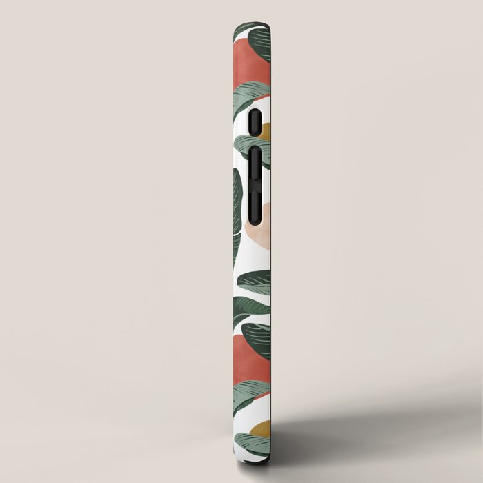 Modern banana leaf iPhone Case Gallery Image 2