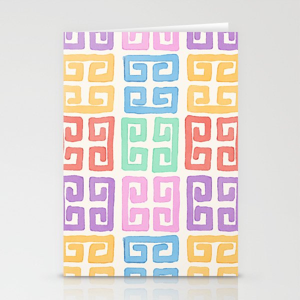 Colorful Greek Style Pattern Stationery Card Gallery Image 2