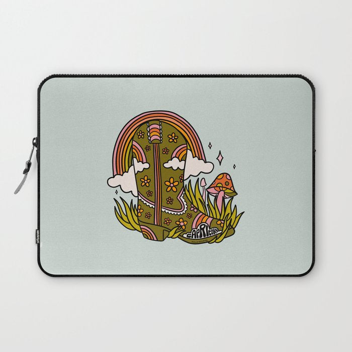 Capricorn Cowboy Boots Laptop Sleeve Gallery Image 1