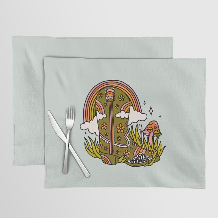 Capricorn Cowboy Boots Placemat Gallery Image 1
