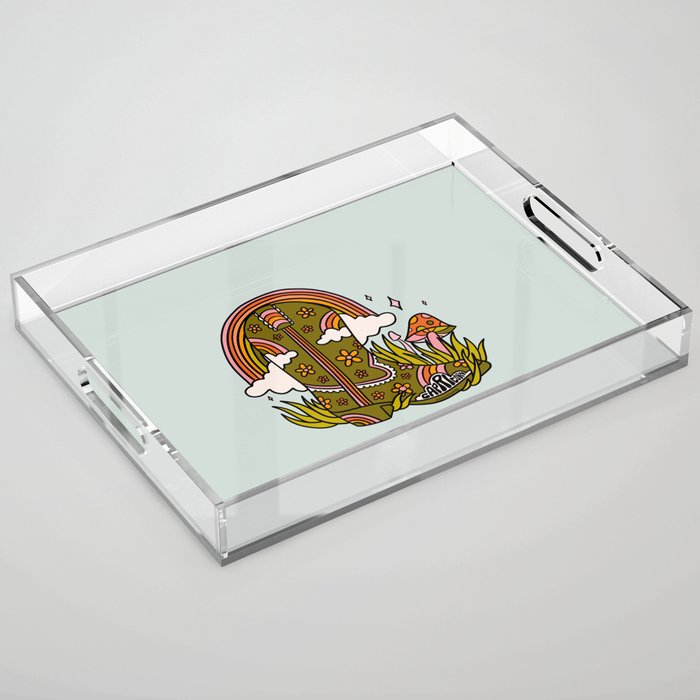 Capricorn Cowboy Boots Acrylic Tray Gallery Image 1