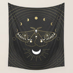 The Moon Moth Wall Tapestry Gallery Image 4