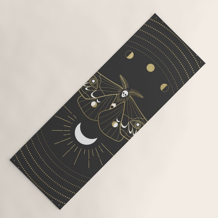 The Moon Moth Yoga Mat Gallery Image 1