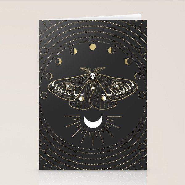 The Moon Moth Stationery Card Gallery Image 1