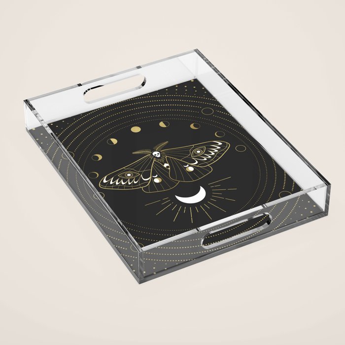 The Moon Moth Acrylic Tray Gallery Image 1