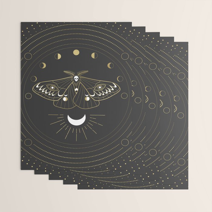 The Moon Moth Wrapping Paper Gallery Image 3