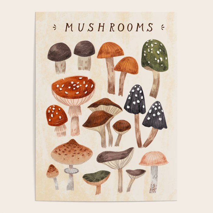 Mushrooms Poster Gallery Image 4