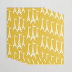 Mid Century Modern Giraffe Pattern 221 Mustard Yellow Wrapping Paper Gallery Image 3