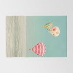 Up Above - Hot Air Balloons Over Clouds Rug Gallery Image 2