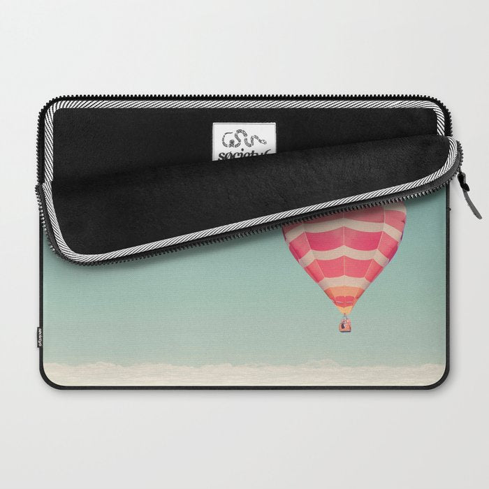 Up Above - Hot Air Balloons Over Clouds Laptop Sleeve Gallery Image 2