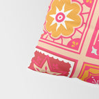 Talavera Mexican Tile - Hot Pink & Orange Palette Pillow Sham Gallery Image 4